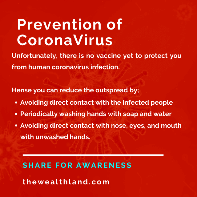 Prevention of CoronaVirus