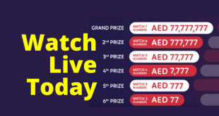 Watch Live Emirates draw Dh77,777 on September 25
