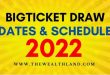 Big Ticket Next Draw Date 2022, Time and Schedule