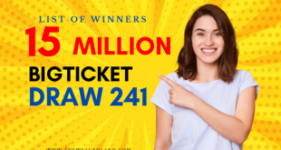 Big Ticket Today Results July 2022 Draw 241 List of Winners
