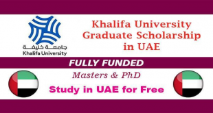 PHD In UAE With Scholarship