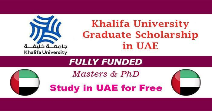 Destinations For PHD In UAE With Scholarship-2022