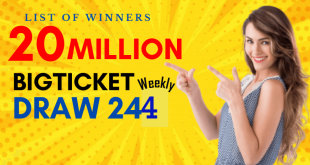 big ticket draw 244 weekly winners september